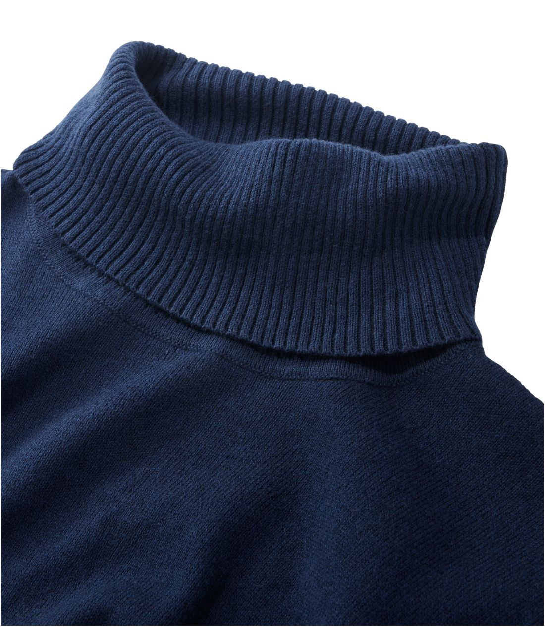 『未使用』高級カシミヤルーエンローズネイビー リブ編みタートルネックセーターＬＬ SHIPS（シップス） セーター ニット SHIPS: 「手洗い可能」7ゲージ