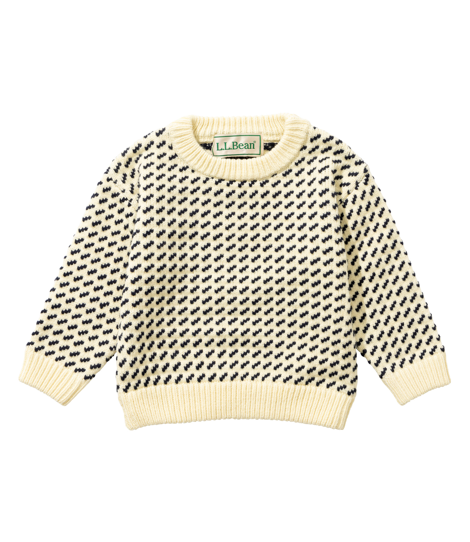 LbYEEFCEEHbVuEZ[^[Eo[YAC^Kids' Wayne Washable Sweater Bird's-Eye