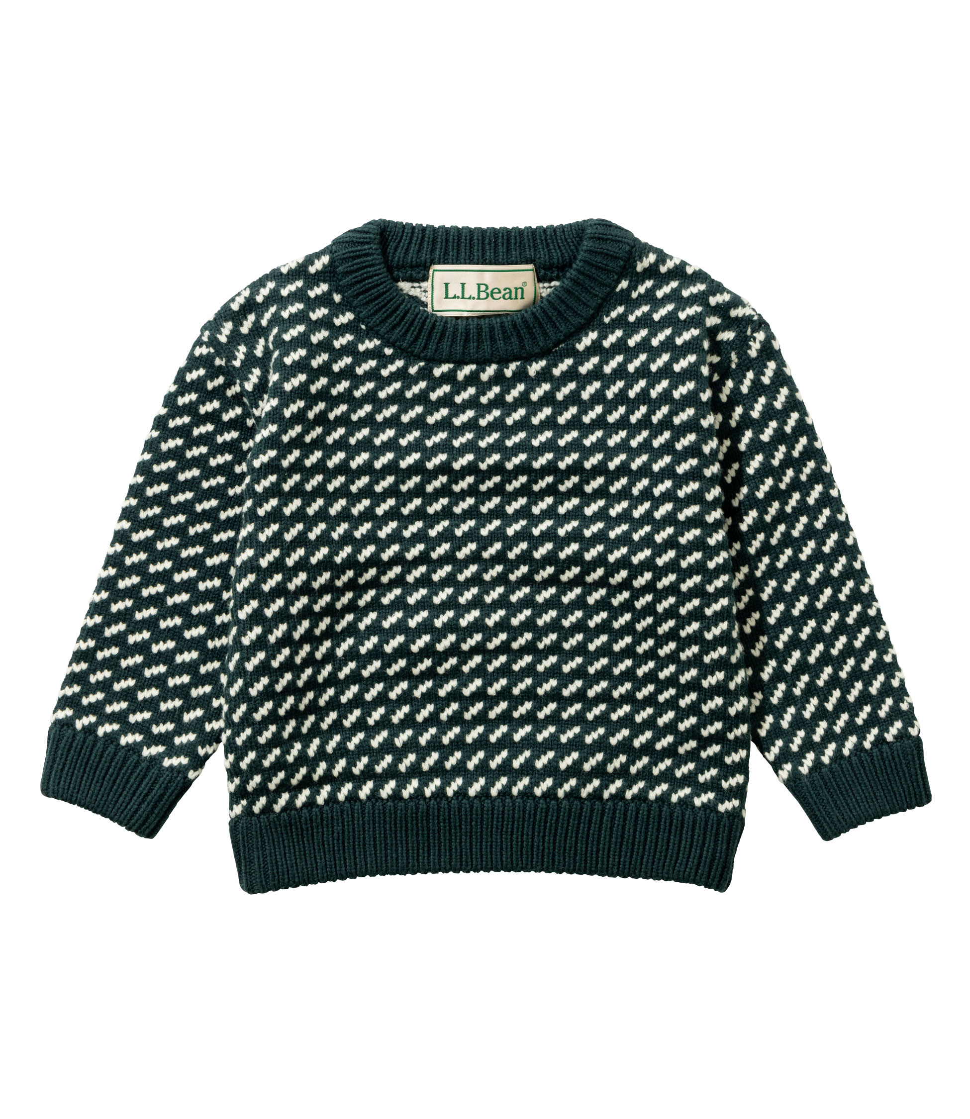 LbYEEFCEEHbVuEZ[^[Eo[YAC^Kids' Wayne Washable Sweater Bird's-Eye