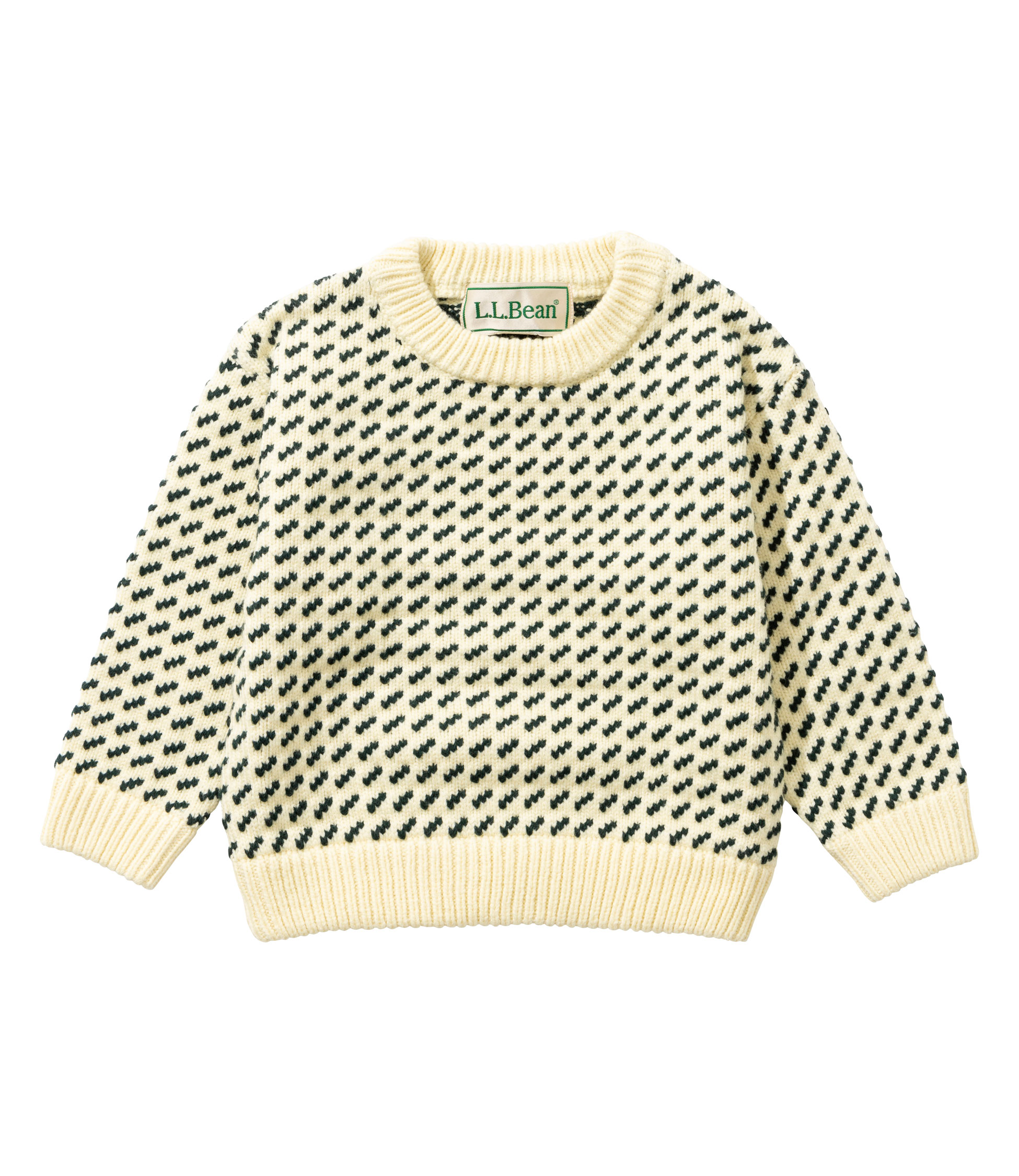 LbYEEFCEEHbVuEZ[^[Eo[YAC^Kids' Wayne Washable Sweater Bird's-Eye