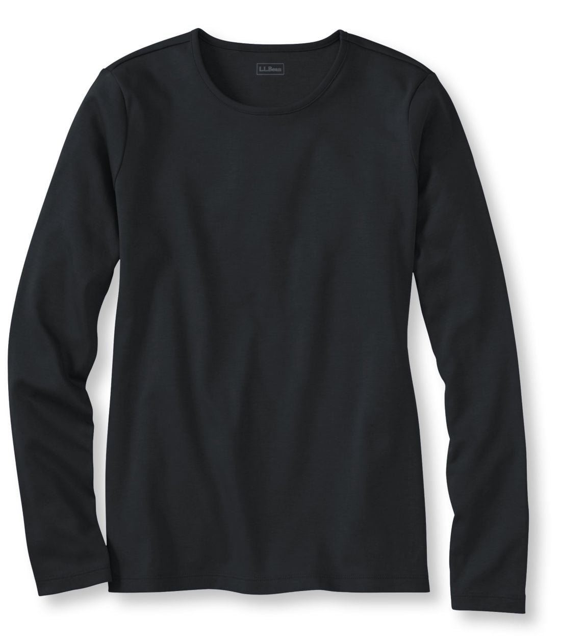 �s�}�E�R�b�g���E�e�B�A�����@�N���[�l�b�N�^Women's Pima Cotton Tee, Long-Sleeve Crewneck