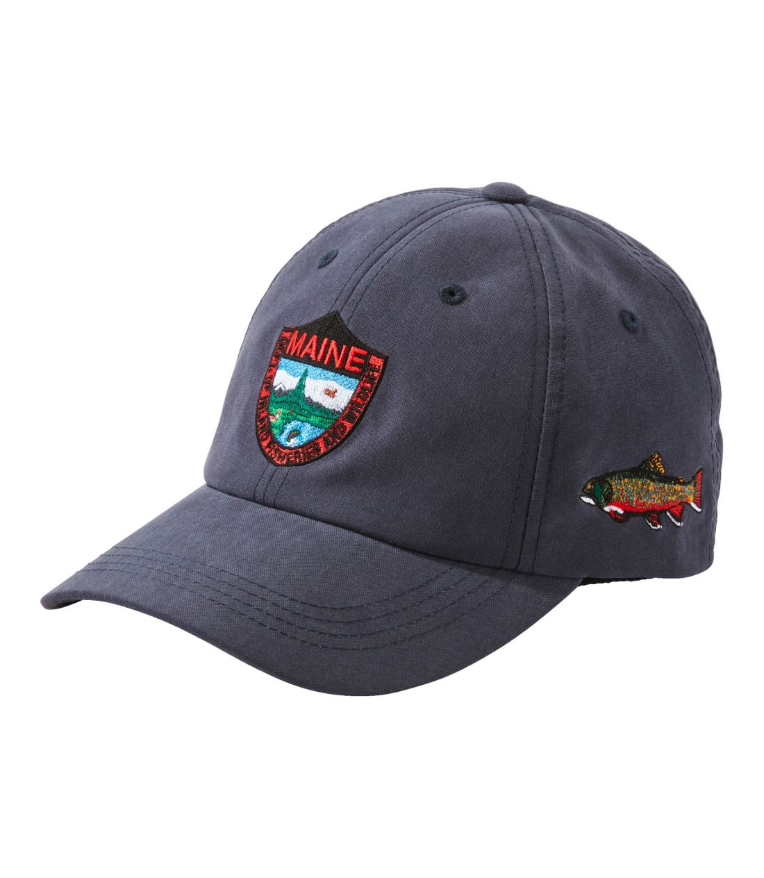 MIF&W x[X{[ELbvAubNEgEg^Adults' Maine Inland Fisheries and Wildlife Baseball Cap, Brook Trout