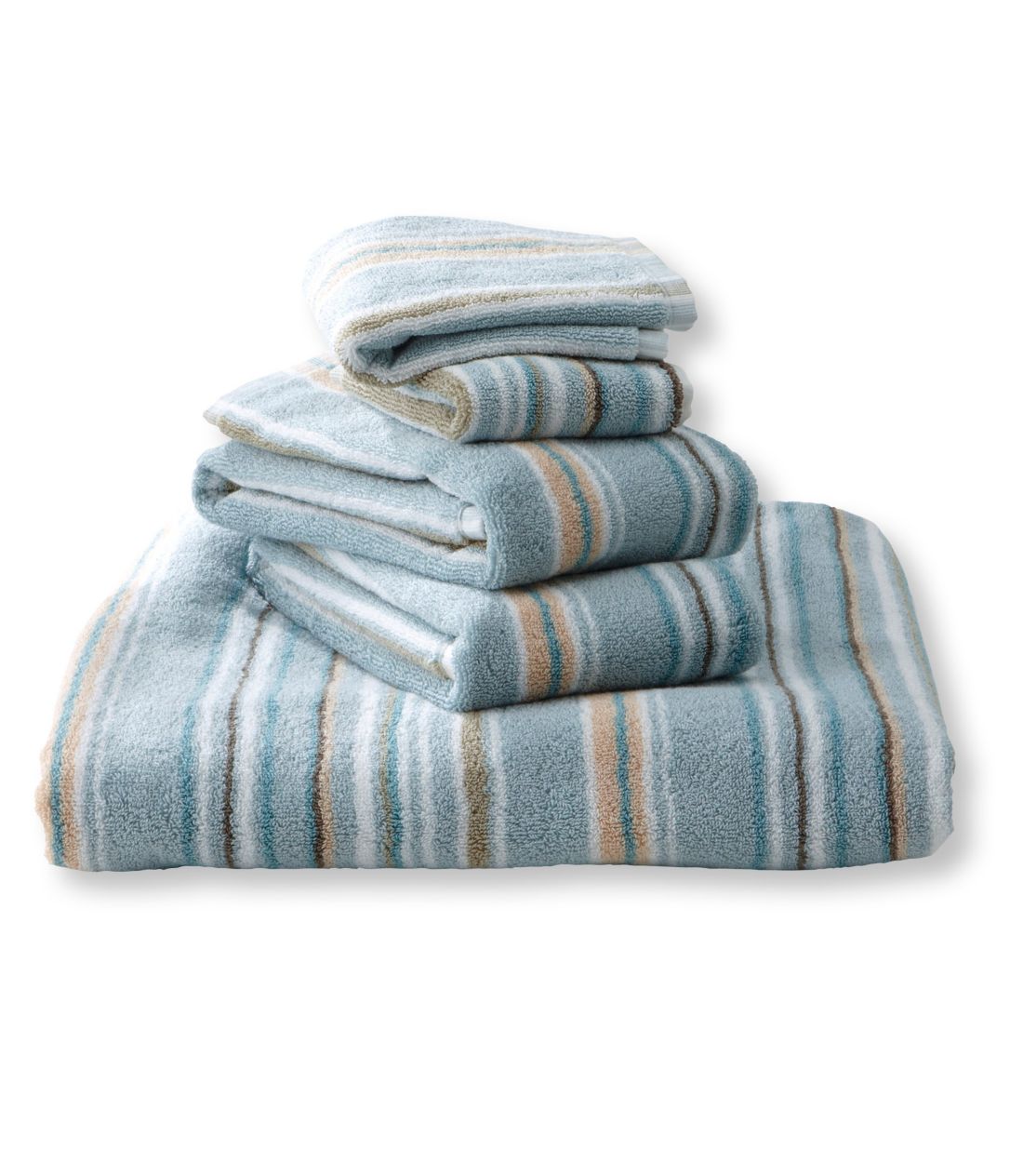 �v���~�A���E�R�b�g���E�^�I���A�X�g���C�v�^Premium Cotton Towels, Stripe