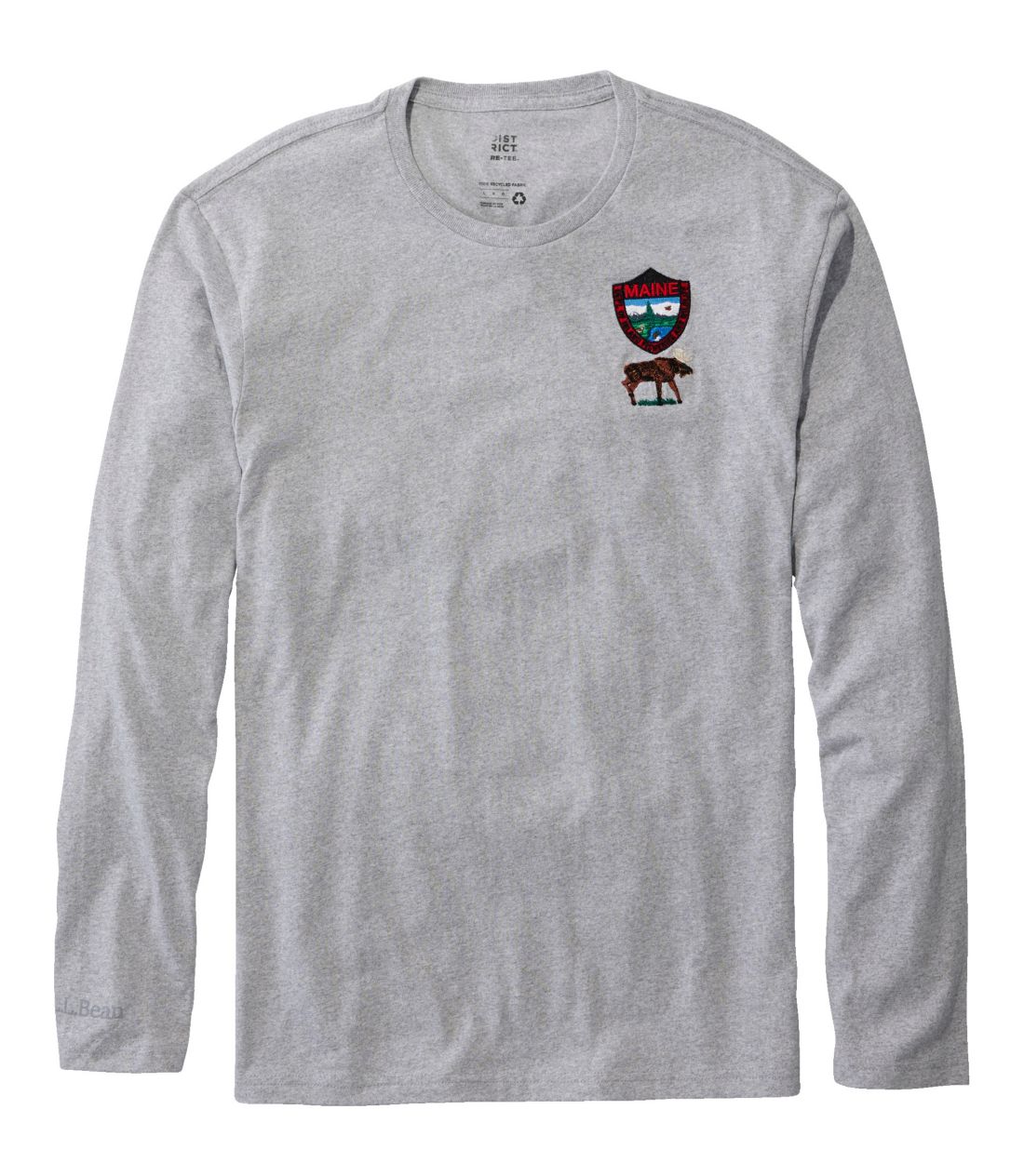 MIF&W eBA@[X^Men's MIF&W Tee, Long-Sleeve Moose