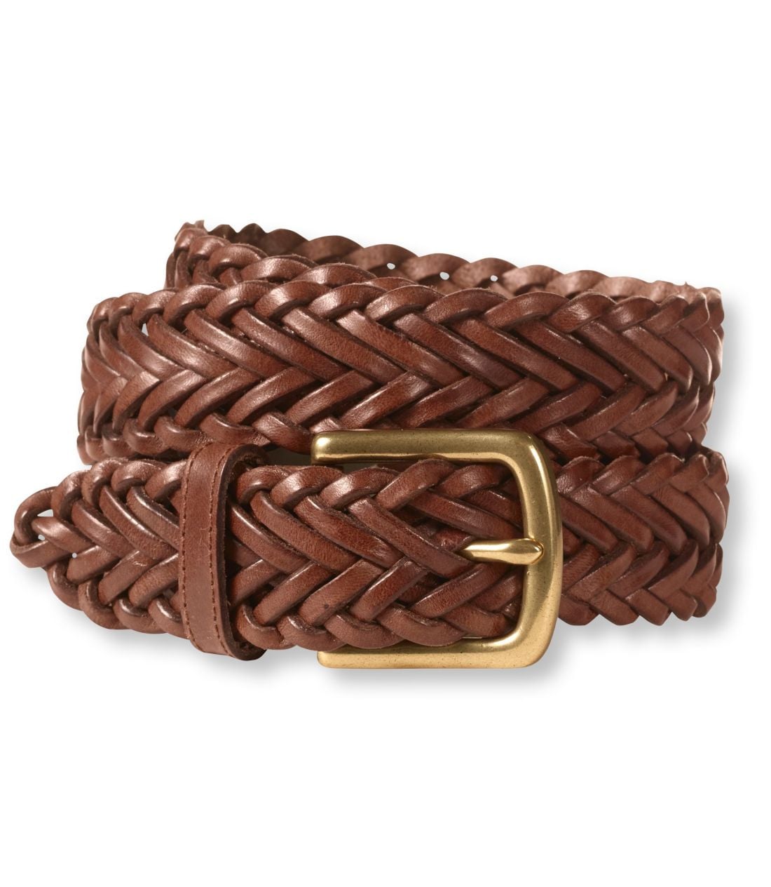 �G�b�Z���V�����E�u���C�h�E���U�[�E�x���g�^Men's Essential Braided Leather Belt