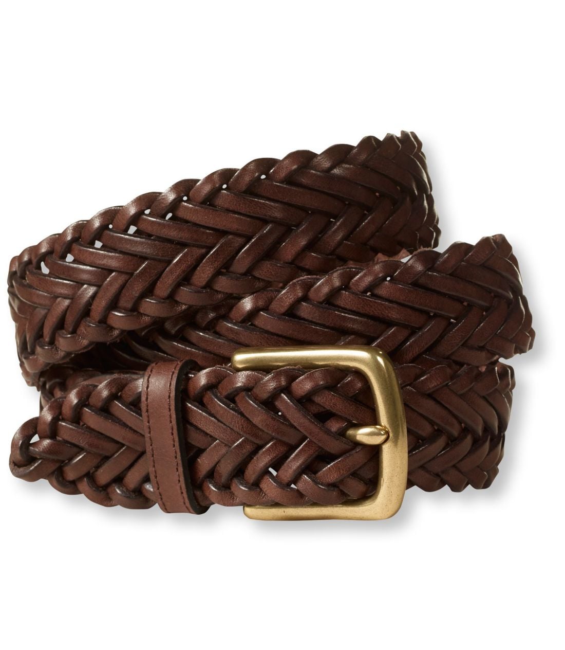 �G�b�Z���V�����E�u���C�h�E���U�[�E�x���g�^Men's Essential Braided Leather Belt