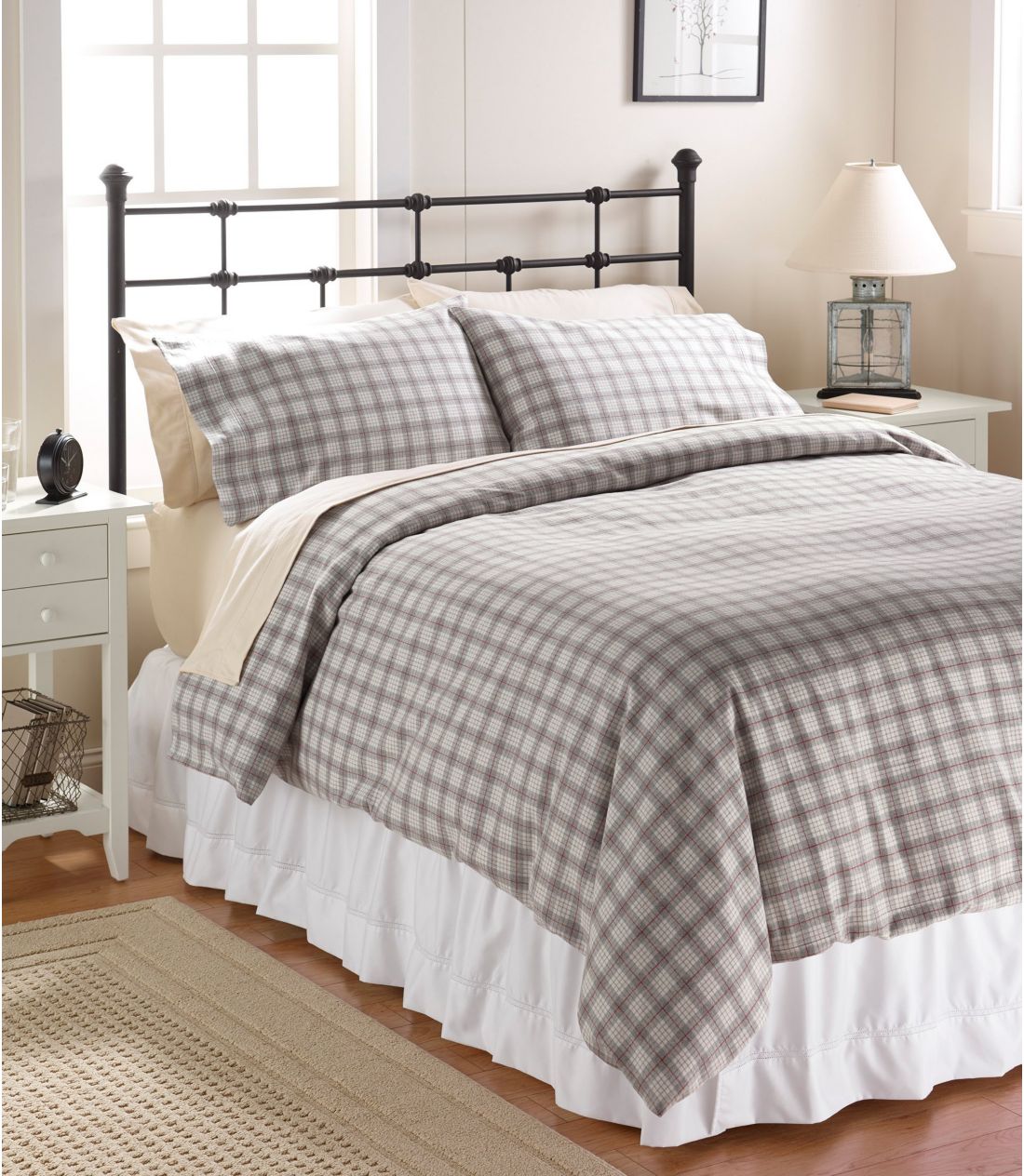 we[WEV~[EtlERtH[^[EJo[Avbh^Heritage Chamois Flannel Comforter Cover, Plaid