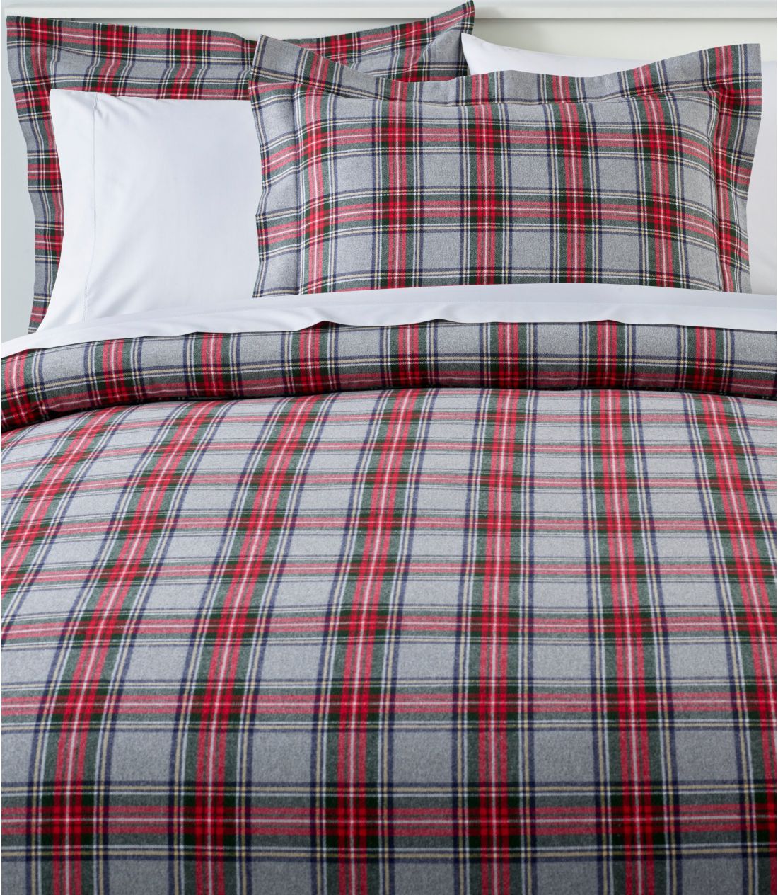 we[WEV~[EtlERtH[^[EJo[Avbh^Heritage Chamois Flannel Comforter Cover, Plaid
