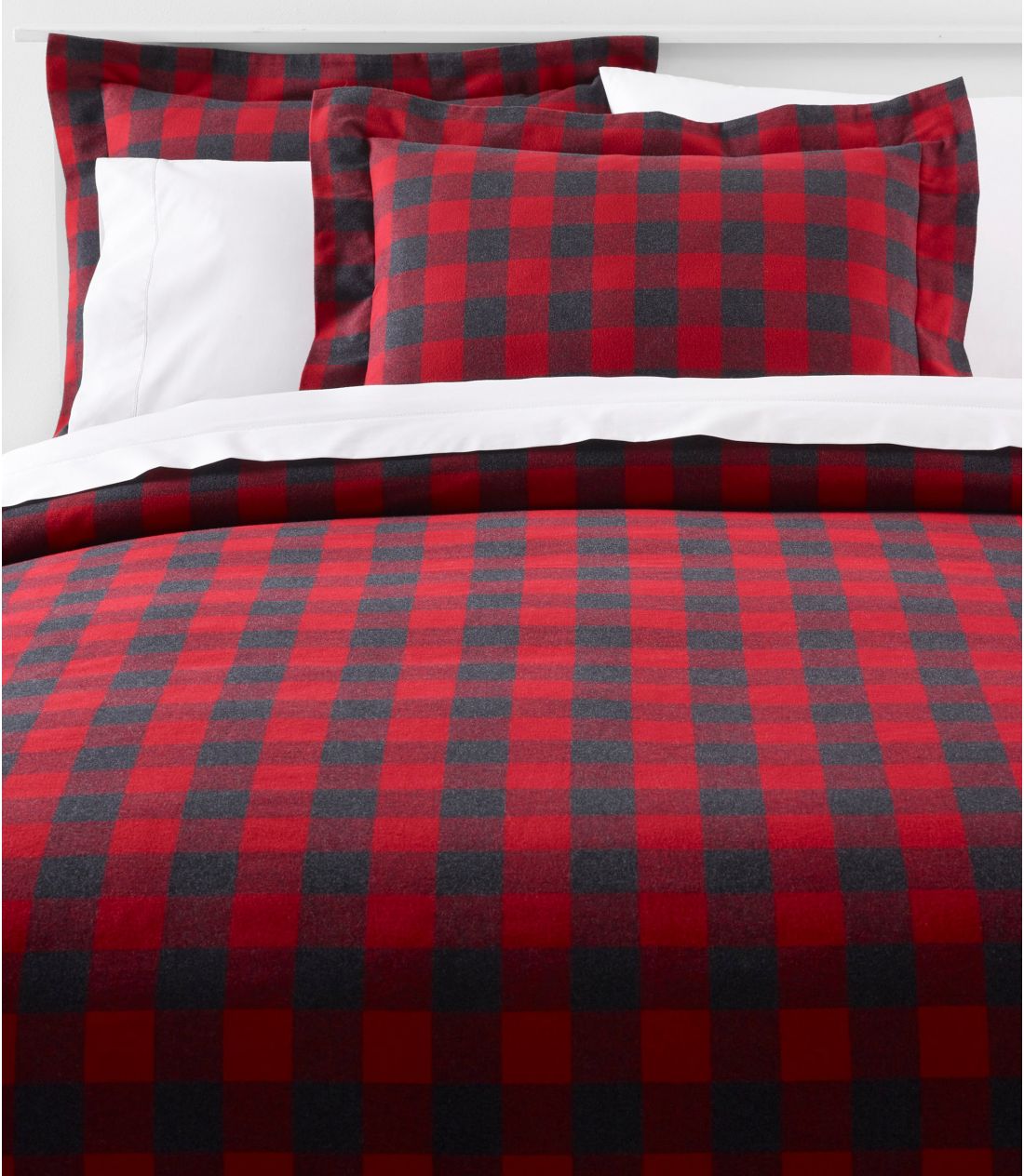 we[WEV~[EtlERtH[^[EJo[Avbh^Heritage Chamois Flannel Comforter Cover, Plaid