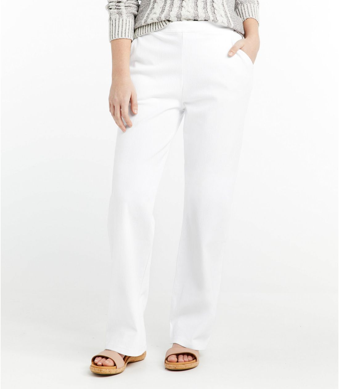 �p�[�t�F�N�g�E�t�B�b�g�E�p���c�A�X�g���[�g���b�O �f�j���^Women's Perfect Fit Pants, Straight-Leg Denim