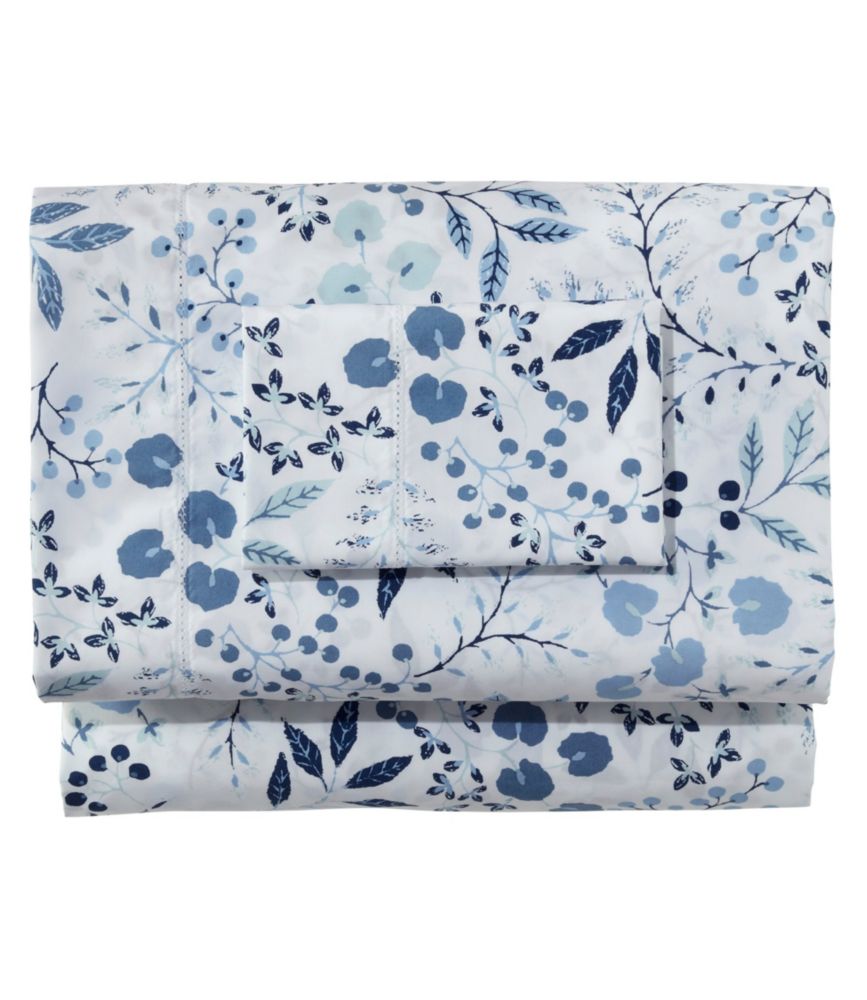 280XbhEJEgEs}ERbgEp[P[EV[cEZbgAvg^280-Thread-Count Pima Cotton Percale Sheet Set, Print