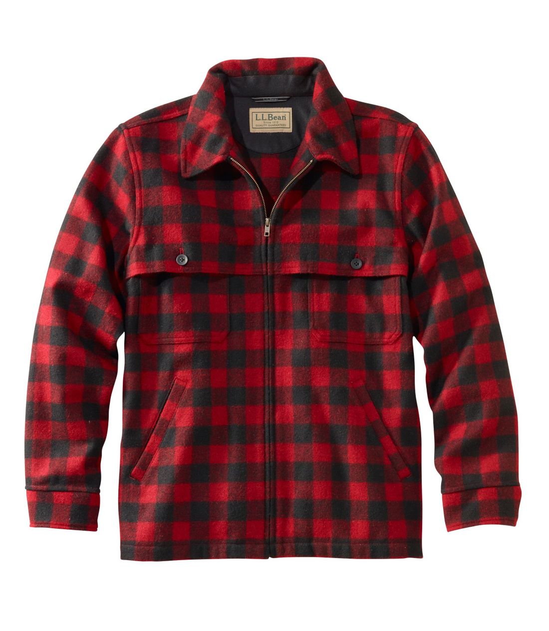 CEKChEWbvtgEWbNVcAvbh^Men's Maine Guide Zip-Front Jac-Shirt, Plaid