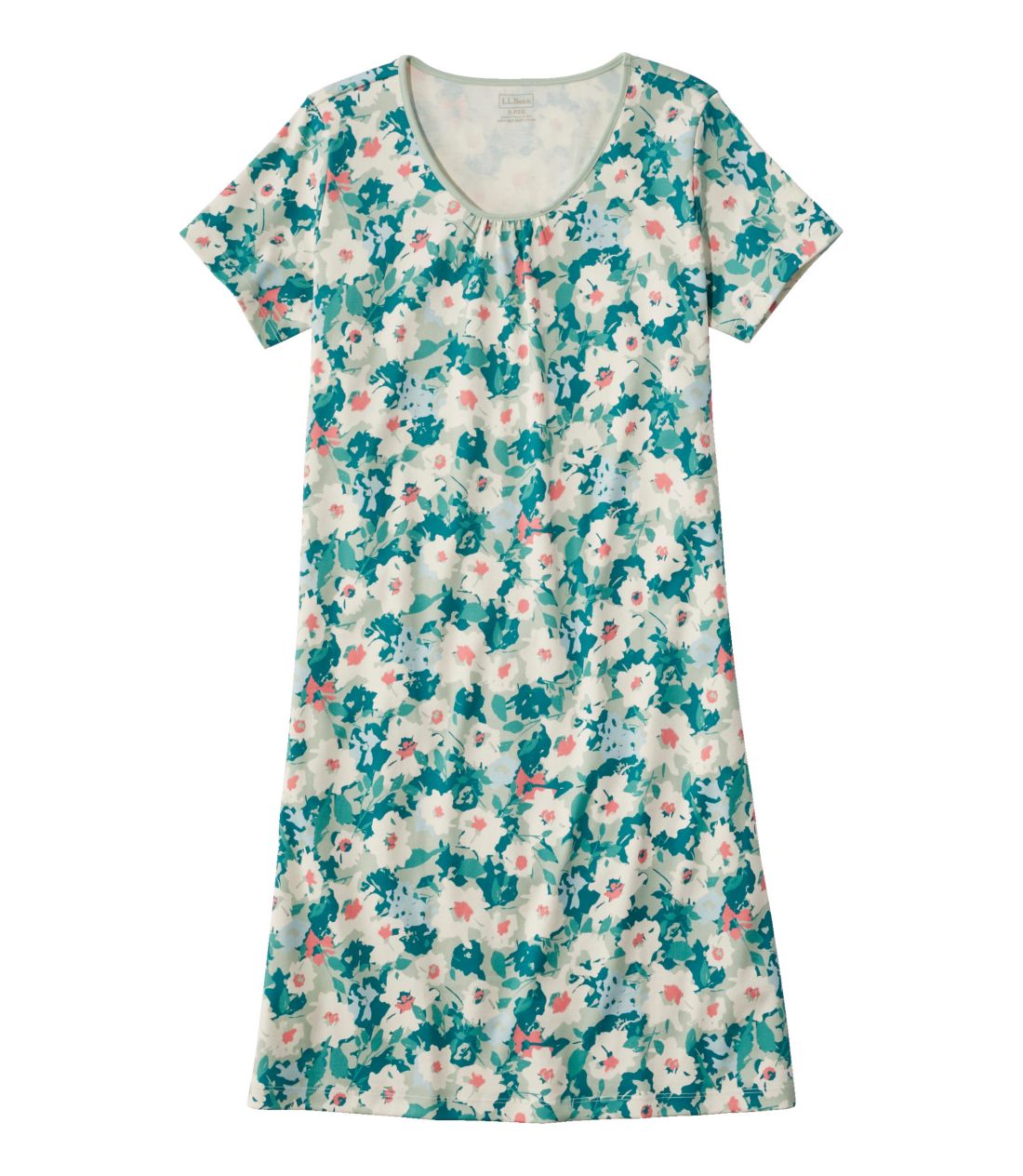 X[s}EiCgKEA@t[^Women's Supima Nightgown, Short-Sleeve Floral