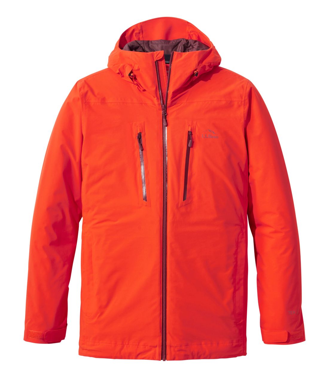 15 LLBean プリマロフト　スキージャケット　レディースM  水色×黒 ウォータープルーフ・プリマロフト・パッカウェイ・ジャケット