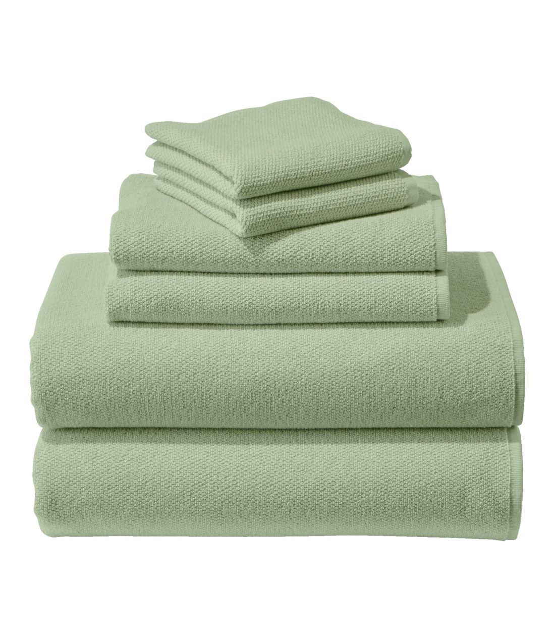 �I�[�K�j�b�N�E�e�N�X�`���[�h�E�R�b�g���E�^�I���E�Z�b�g�^Organic Textured Cotton Towel Set