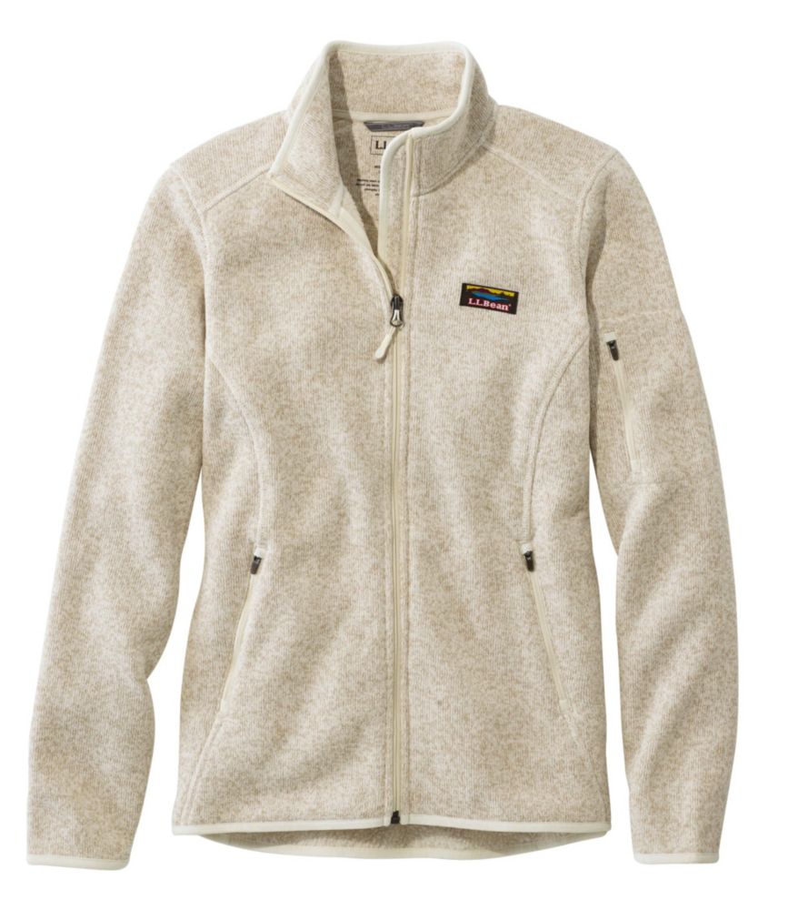 GEGEr[EZ[^[Et[XEtWbvEWPbg^Women's L.L.Bean Sweater Fleece Full-Zip Jacket