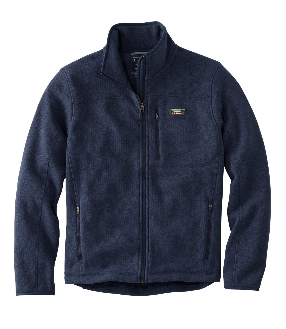 �G���E�G���E�r�[���E�Z�[�^�[�E�t���[�X�E�t���W�b�v�E�W���P�b�g�^Men's L.L.Bean Sweater Fleece Full-Zip Jacket