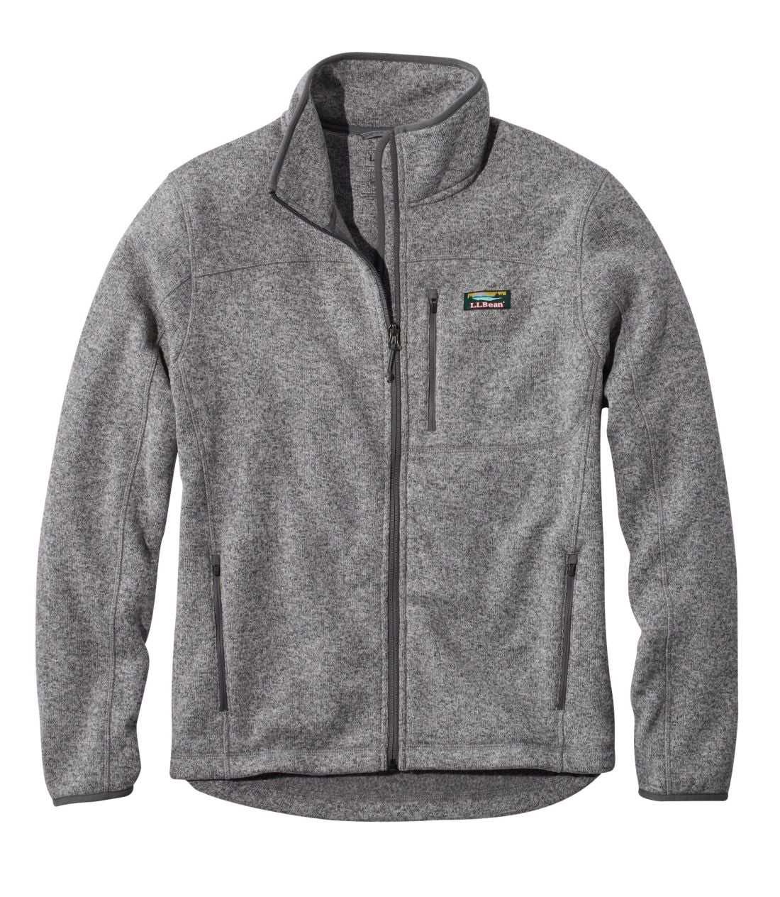 �G���E�G���E�r�[���E�Z�[�^�[�E�t���[�X�E�t���W�b�v�E�W���P�b�g�^Men's L.L.Bean Sweater Fleece Full-Zip Jacket