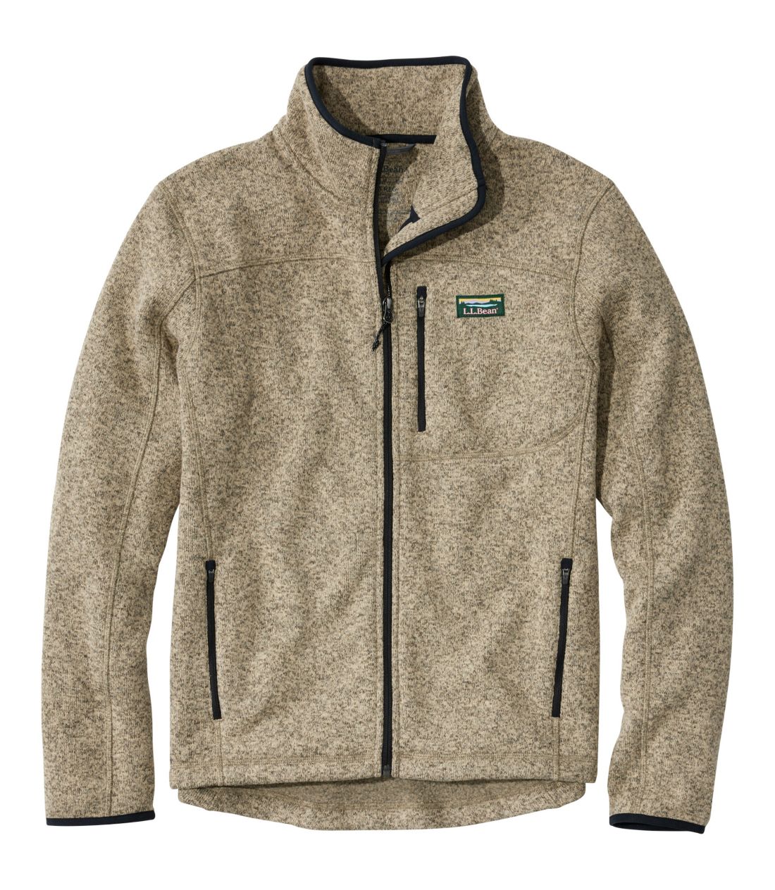 �G���E�G���E�r�[���E�Z�[�^�[�E�t���[�X�E�t���W�b�v�E�W���P�b�g�^Men's L.L.Bean Sweater Fleece Full-Zip Jacket