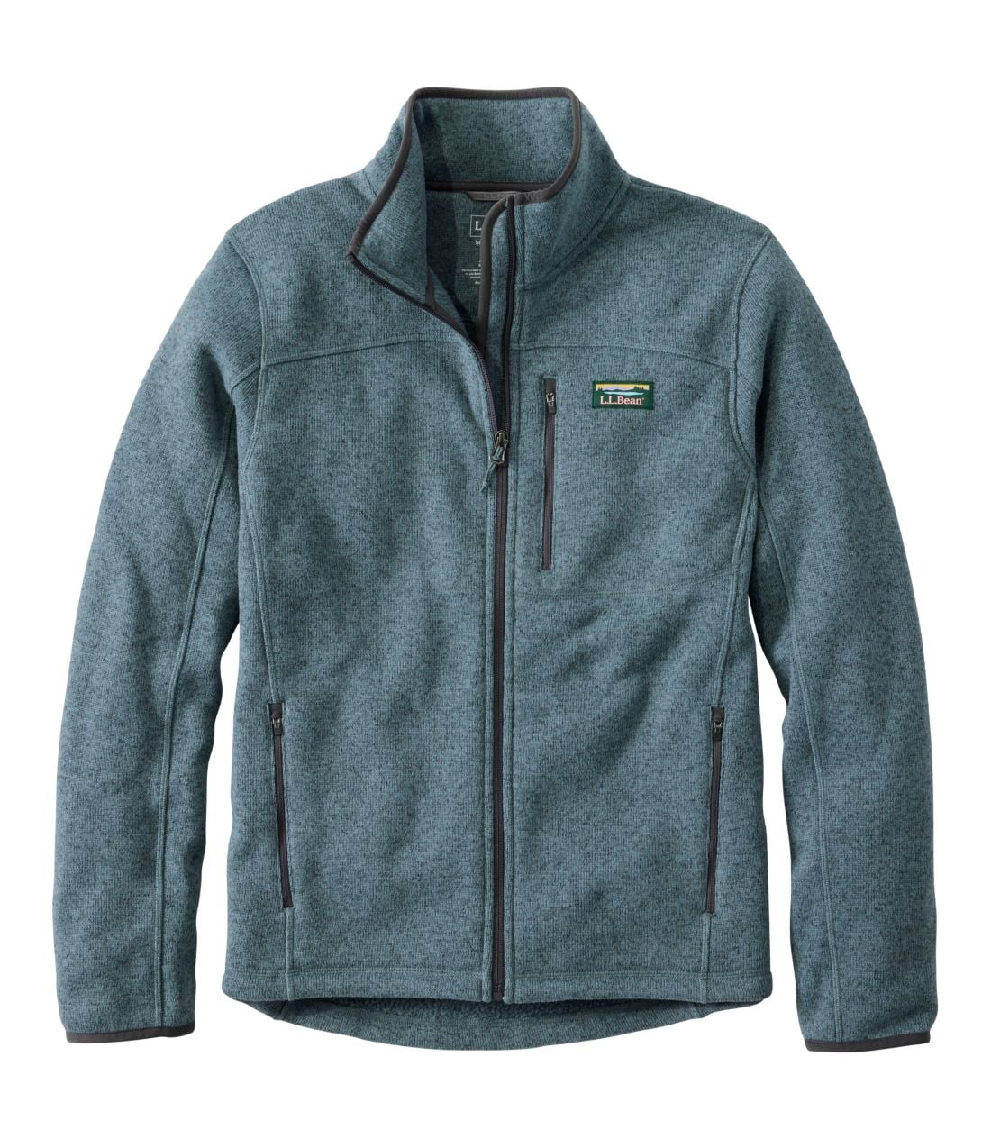 �G���E�G���E�r�[���E�Z�[�^�[�E�t���[�X�E�t���W�b�v�E�W���P�b�g�^Men's L.L.Bean Sweater Fleece Full-Zip Jacket
