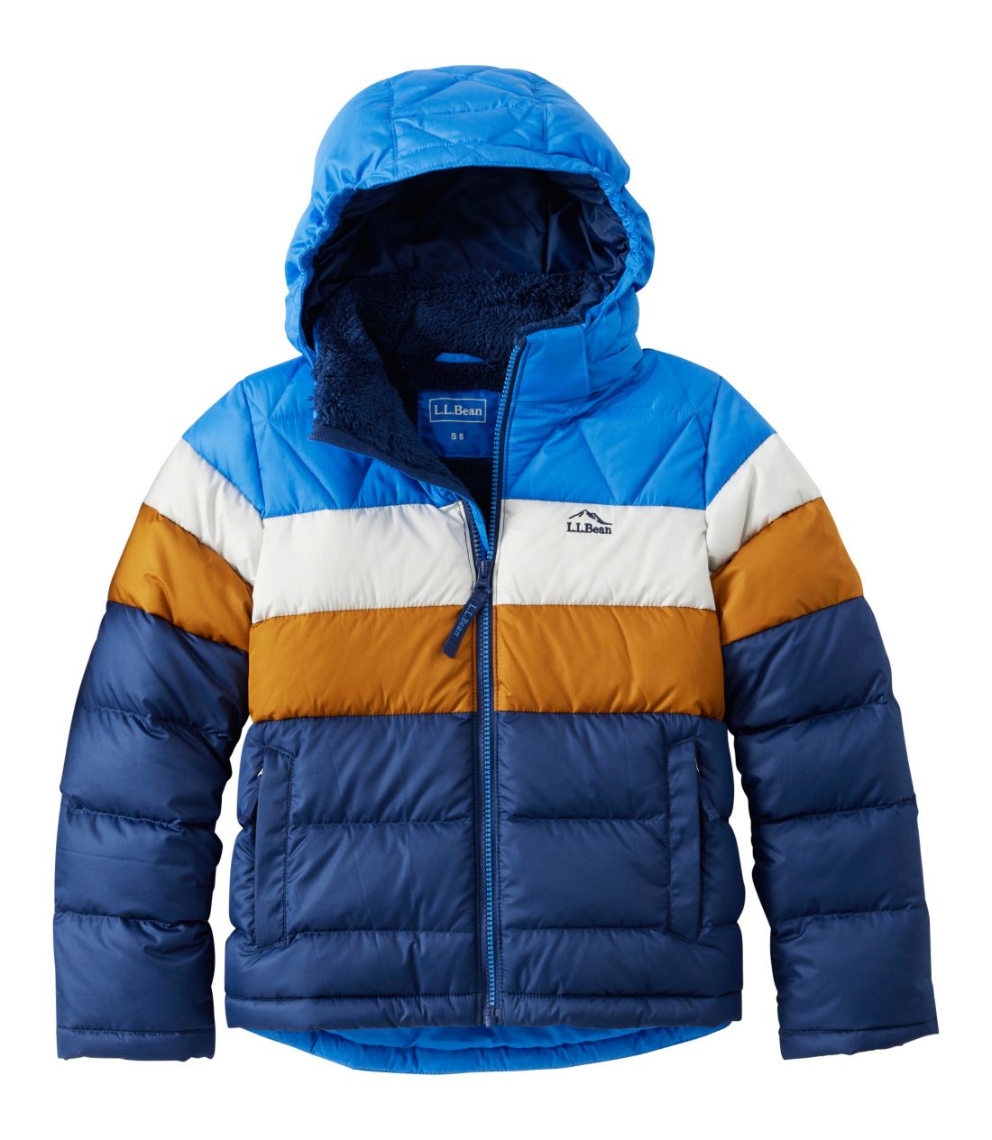 LbYEGEGEr[E_EEWPbgAJ[ubN^Kids' L.L.Bean Down Jacket, Colorblock