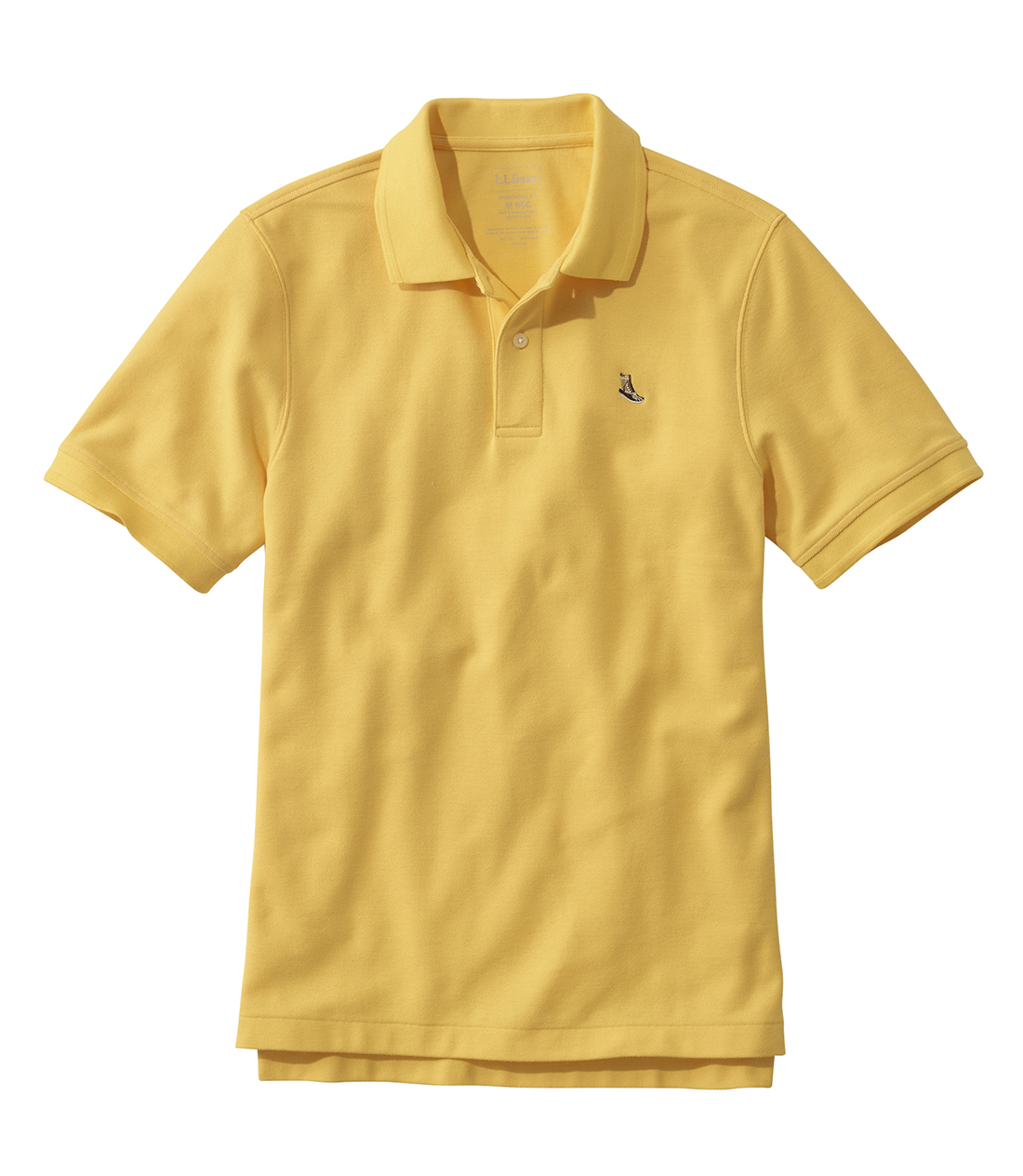 �W���p���E�t�B�b�g�@�v���~�A���E�_�u���E�G���E�|���V���c�A�����@�r�[���E�u�[�c�̎h�J����^Men's Japan Fit Embroidered Double L Polo Shirt, Short-Sleeve Original Bean Boot Embroidery