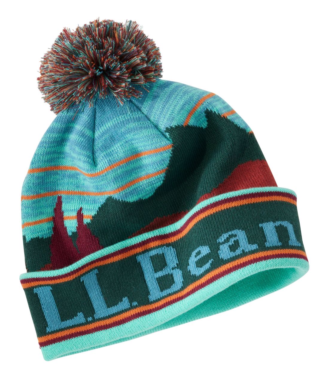 LbYEGEGEr[E|Enbg^Kids' L.L.Bean Pom Hat