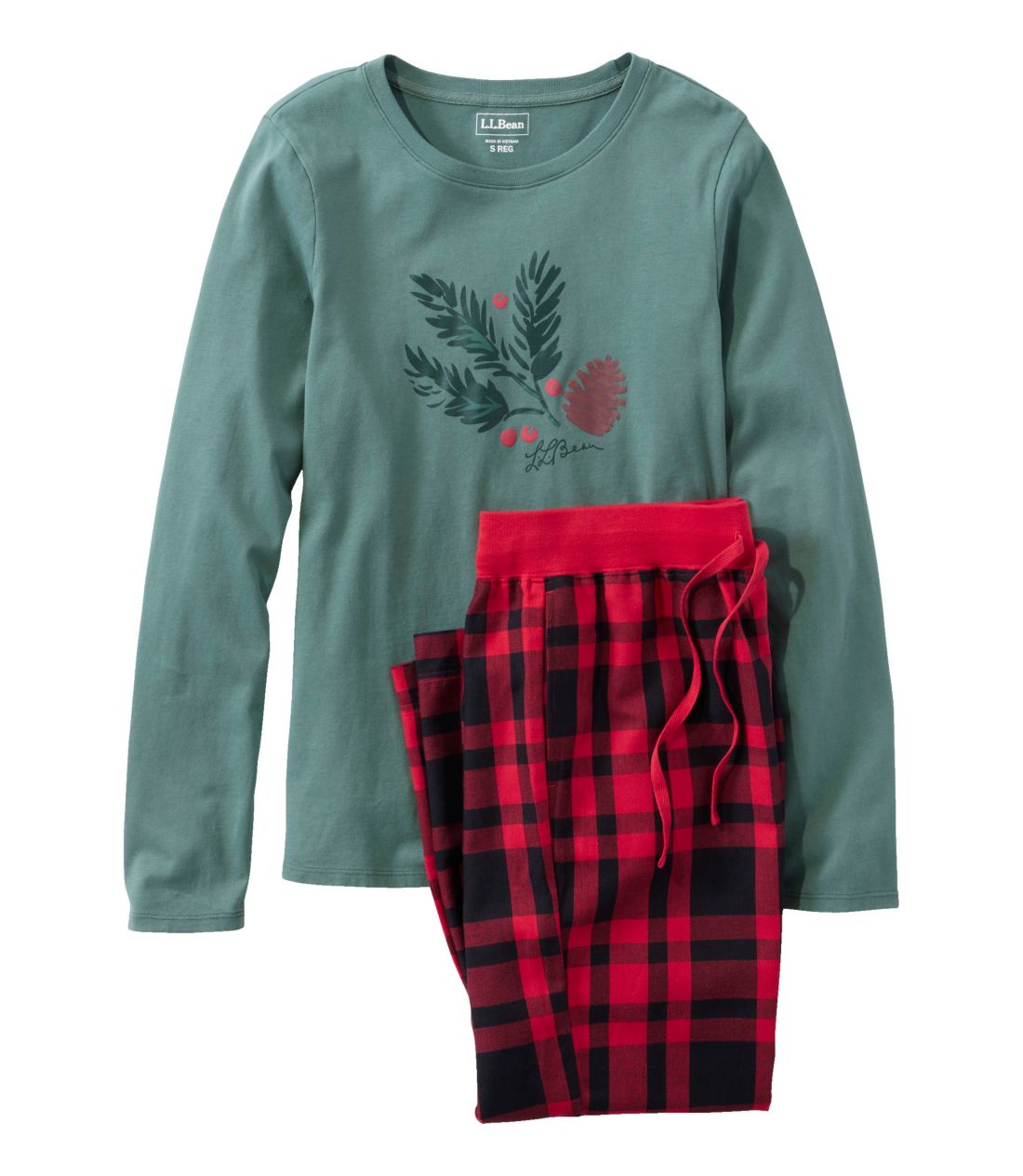 GEGEr[ELv PJ Zbg^Women's L.L.Bean Camp PJ Set