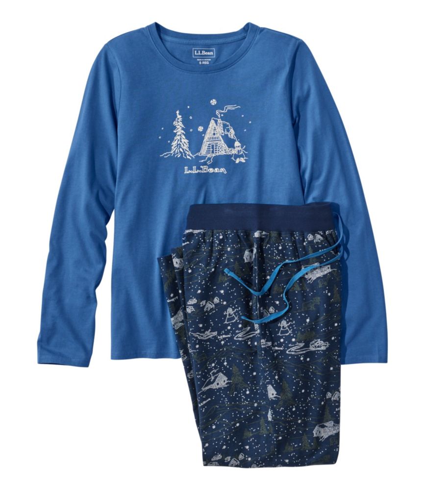 GEGEr[ELv PJ Zbg^Women's L.L.Bean Camp PJ Set