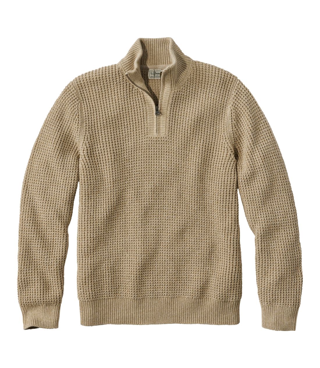 I[KjbNERbgEZ[^[ANH[^[Wbv^Men's Organic Cotton Sweater, Quarter-Zip