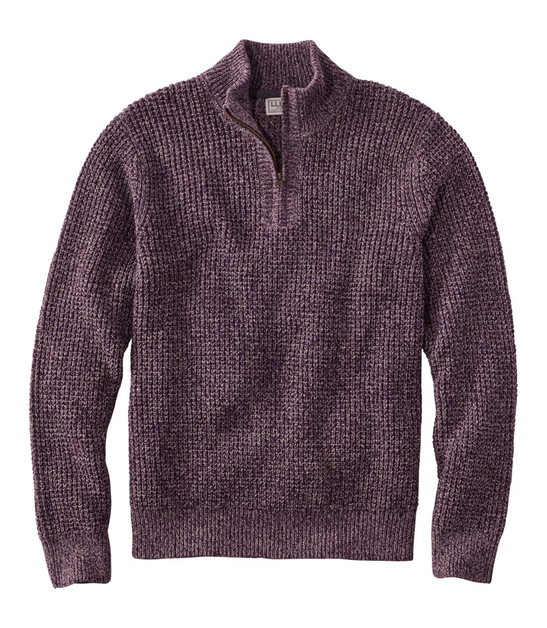 I[KjbNERbgEZ[^[ANH[^[Wbv^Men's Organic Cotton Sweater, Quarter-Zip