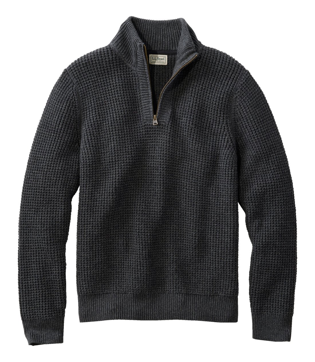 I[KjbNERbgEZ[^[ANH[^[Wbv^Men's Organic Cotton Sweater, Quarter-Zip