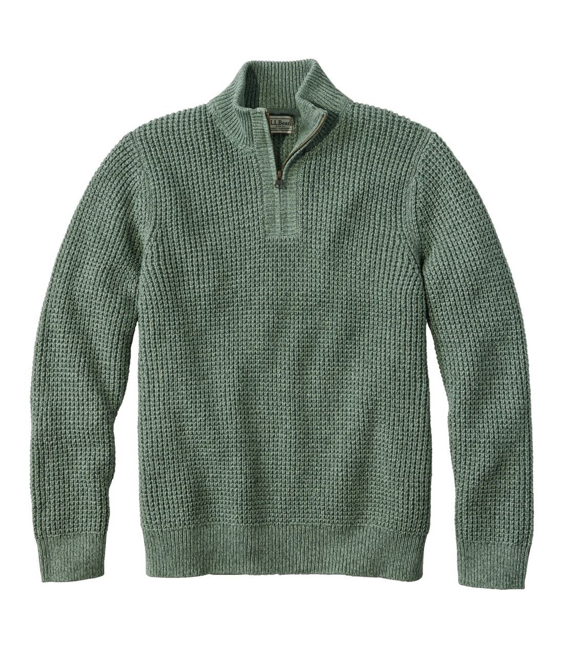 I[KjbNERbgEZ[^[ANH[^[Wbv^Men's Organic Cotton Sweater, Quarter-Zip