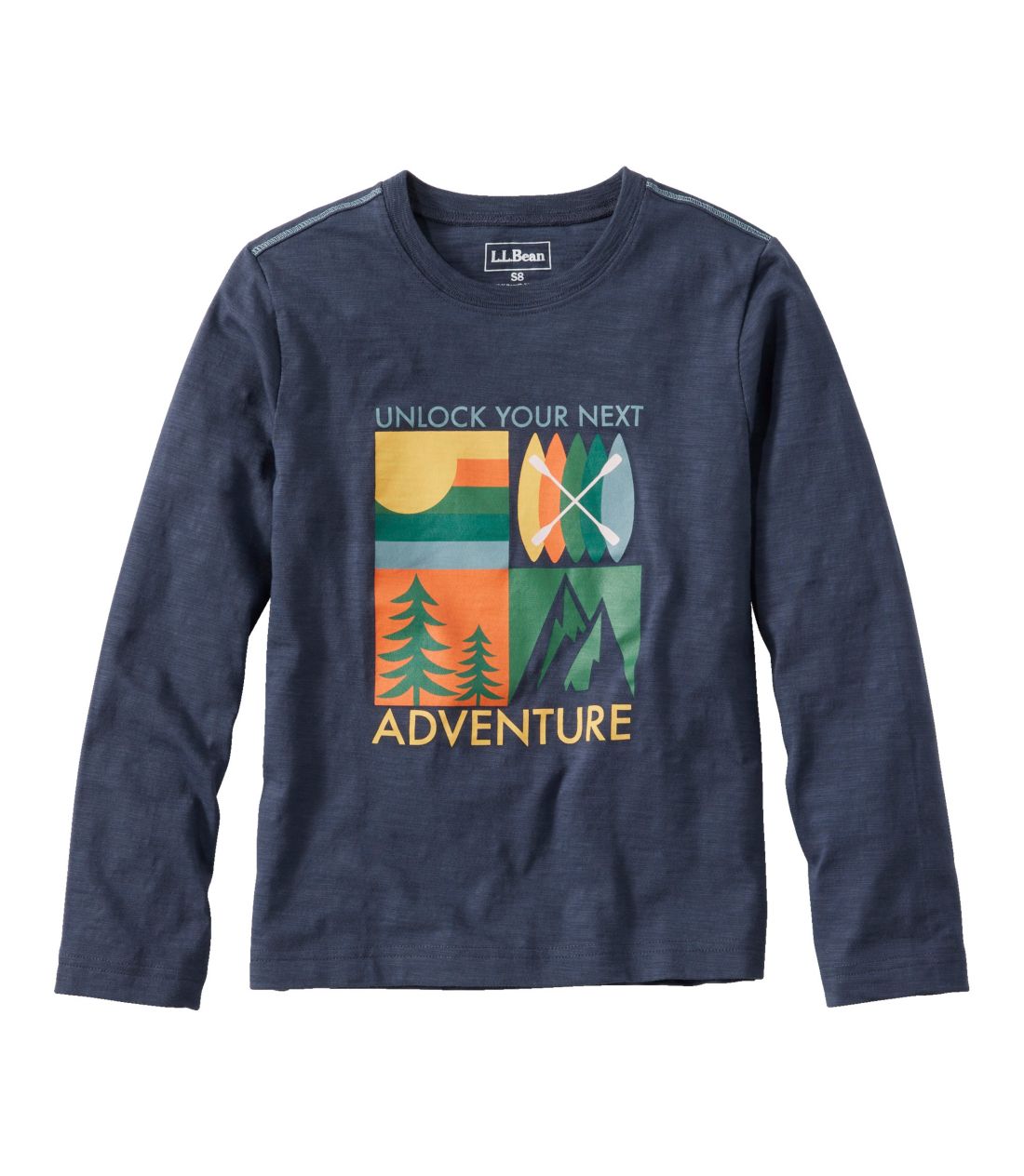 LbYEOtBbNEeBA@O[CU_[N^Kids' Graphic Tee, Long Sleeve Glow-in-the-Dark