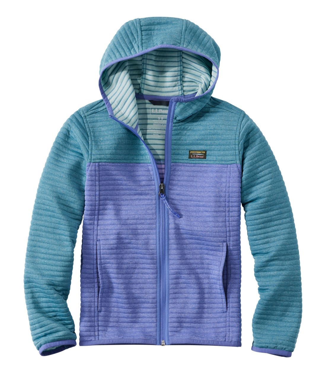 LbYEGA[CgEtWbvEt[fBAJ[ubN^Kids' Airlight Full-Zip Hoodie, Colorblock