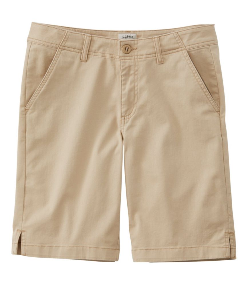 ���C�N�E�H�b�V���E�`�m�E�V���[�c�A�~�b�h���C�Y�@�o�~���[�_�^Women's Lakewashed Chino Shorts, Mid-Rise Bermuda