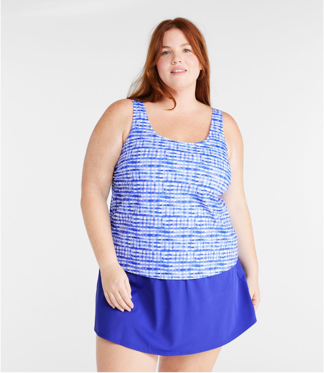 r[X|[cEXCEGAAXN[vlbNE^L[jEgbv@vg^Women's BeanSport Swimwear, Scoopneck Tankini Top Print