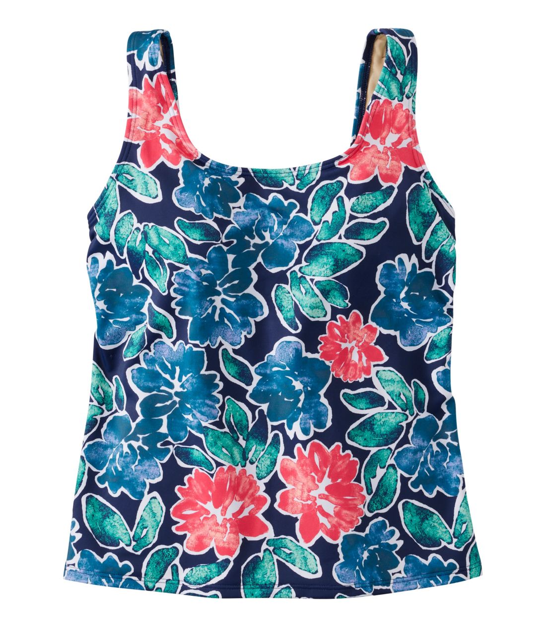 r[X|[cEXCEGAAXN[vlbNE^L[jEgbv@vg^Women's BeanSport Swimwear, Scoopneck Tankini Top Print