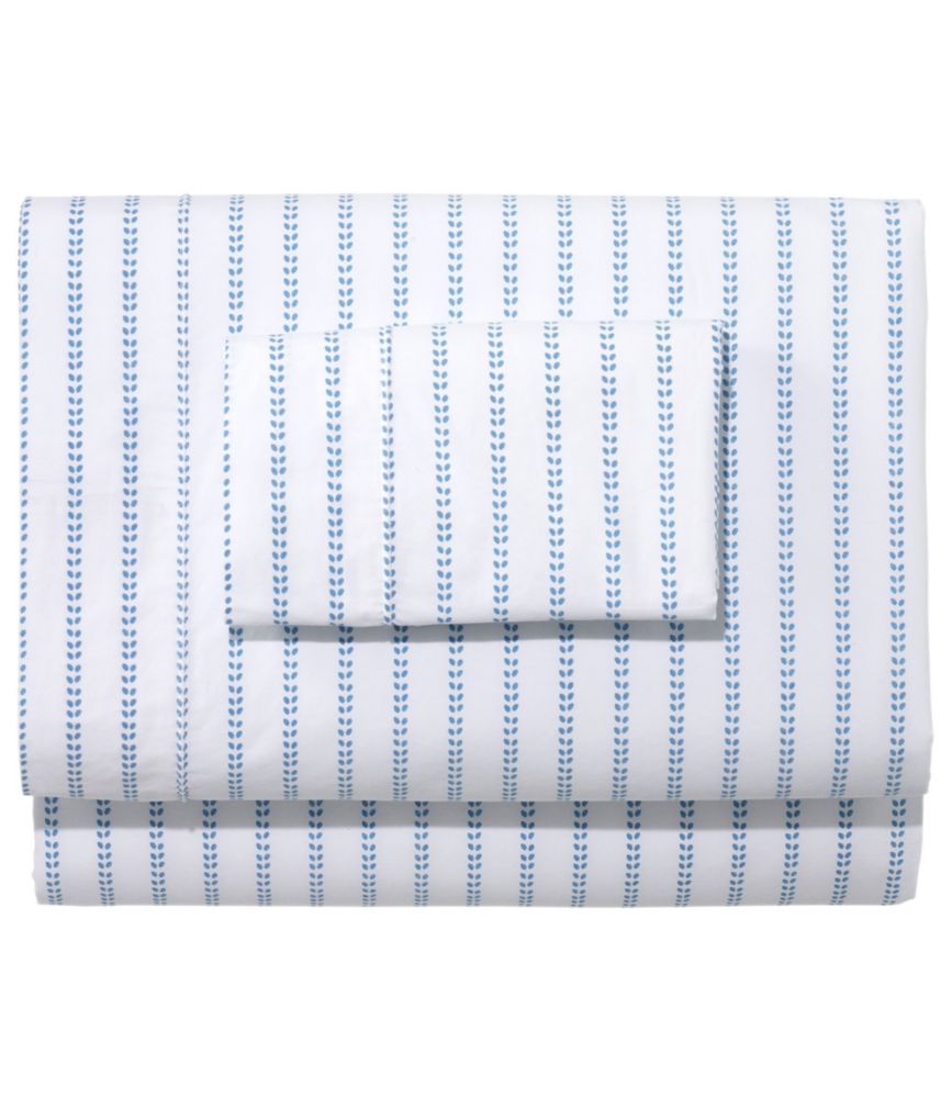 TEHbVEp[P[EV[cERNVAXgCv[t^Sunwashed Percale Sheet Collection, Stripe Leaf