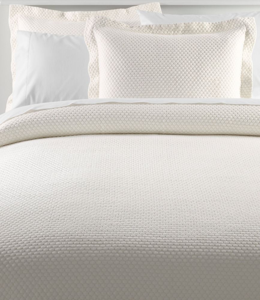 I[KjbNEnjJE}ebZEJo[bg^Organic Honeycomb Matelasse Coverlet