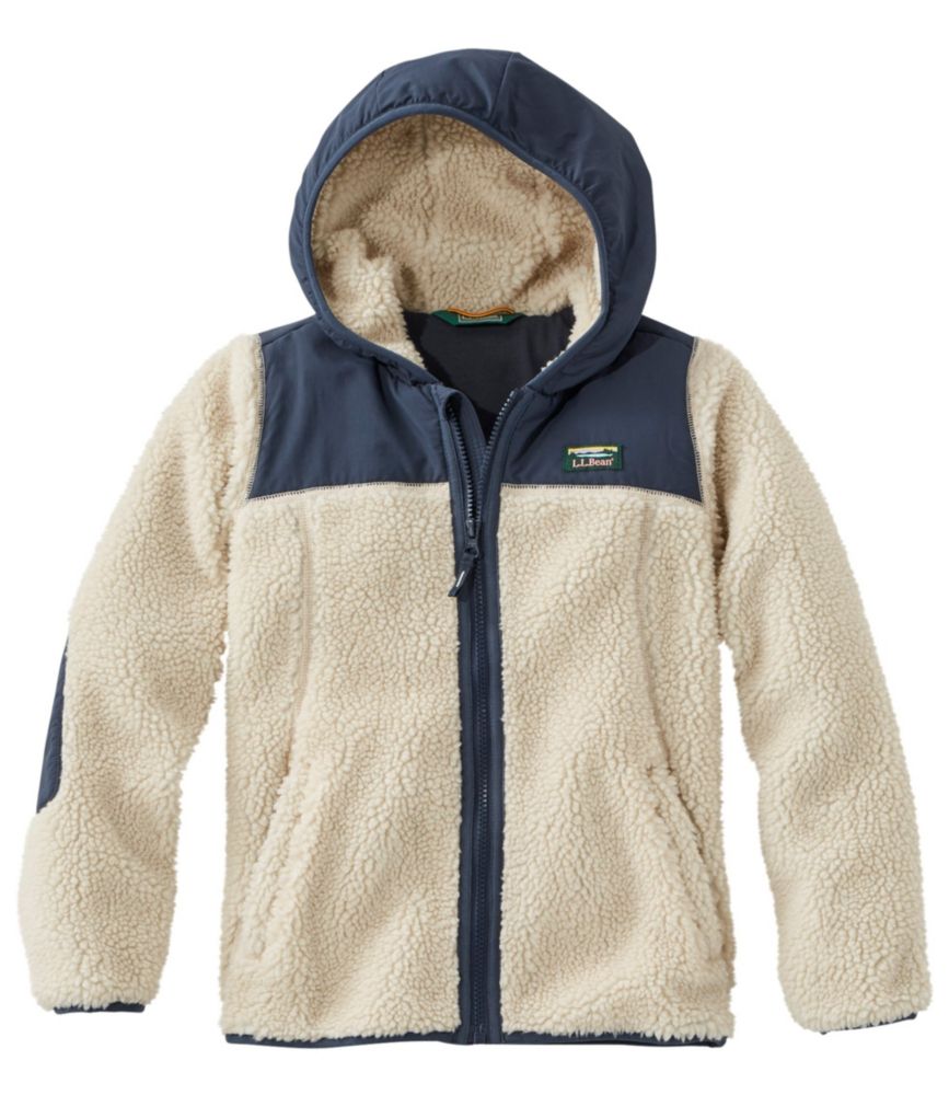 LbYEVFpEt[XEt[hEWPbg^Kids' Sherpa Fleece Hooded Jacket