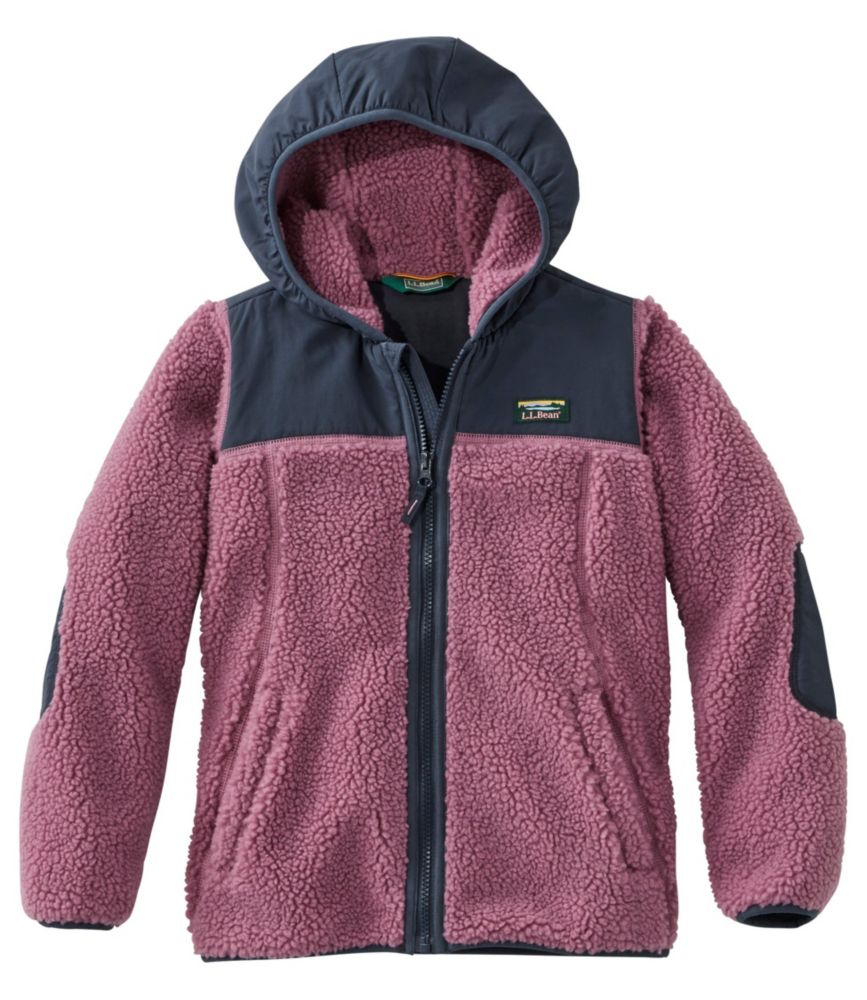 LbYEVFpEt[XEt[hEWPbg^Kids' Sherpa Fleece Hooded Jacket