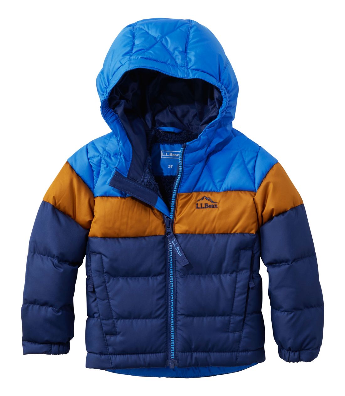 cEGEGEr[E_EEWPbgAJ[ubN^Toddlers' L.L.Bean Down Jacket, Colorblock