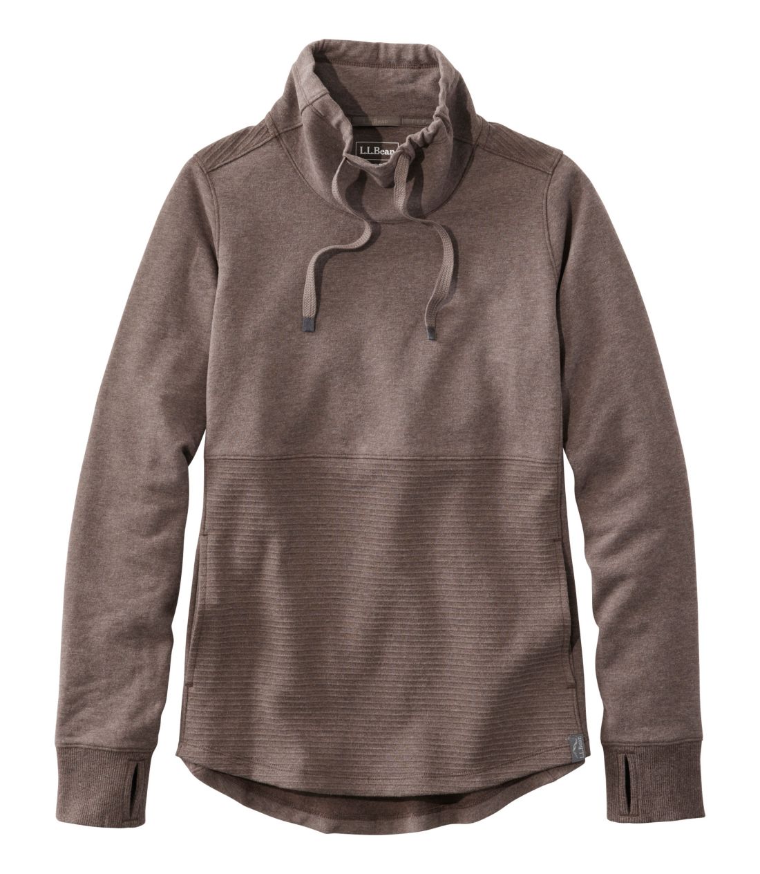 �G���E�G���E�r�[���E�R�[�W�[�E�X�E�F�b�g�V���c�A�~�b�N�X�j�b�g�E�v���I�[�o�[�^Women's L.L.Bean Cozy Mixed Pullover Sweatshirt