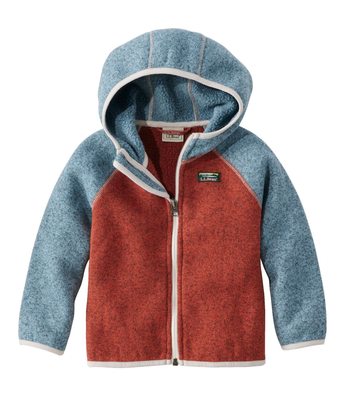 cEGEGEr[EZ[^[Et[XAt[ht@J[ubN^Infants' and Toddlers' L.L.Bean Sweater Fleece, Hooded Colorblock