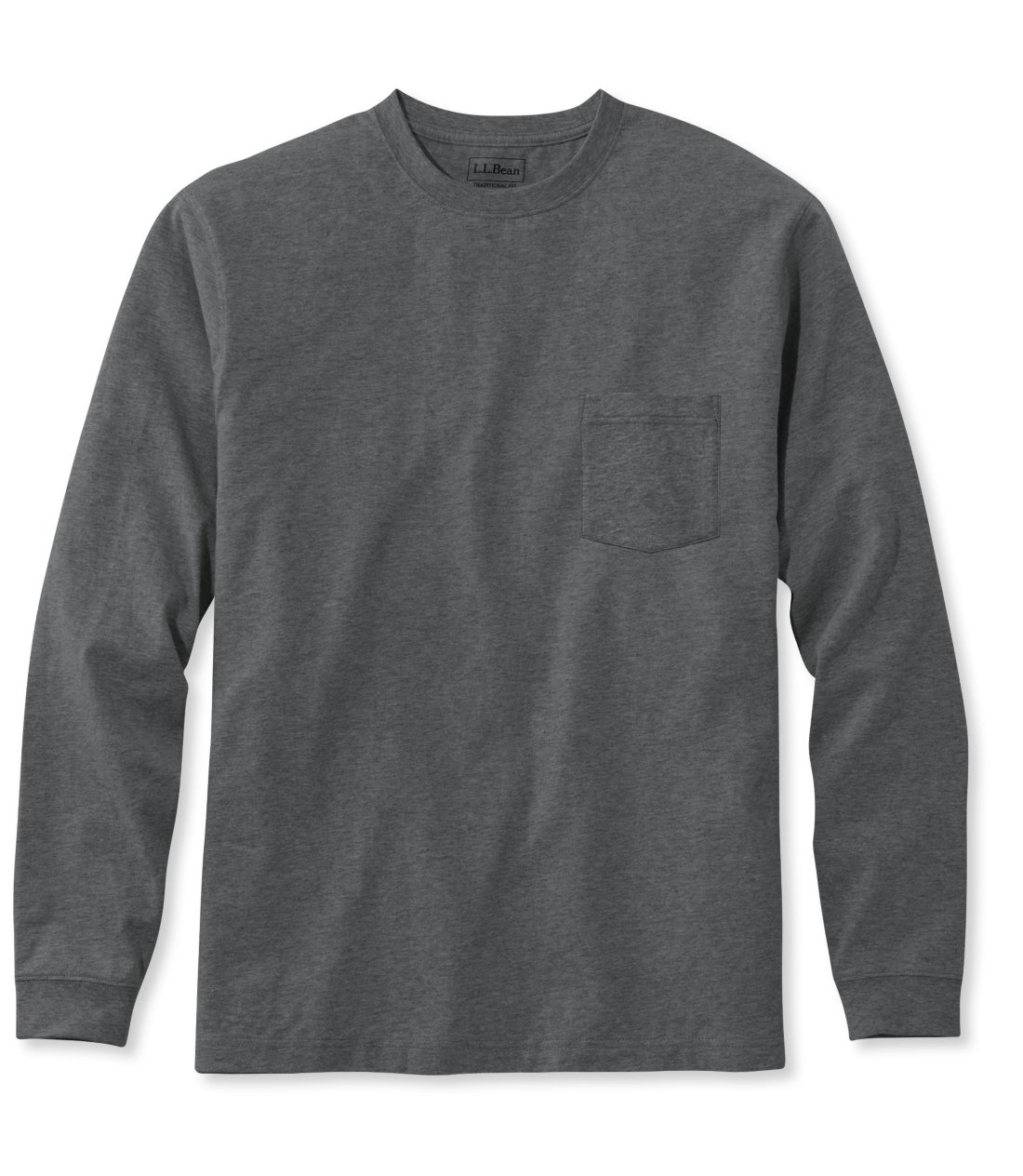�P�A�t���[�E�A���V�������J�u���E�e�B�A�����@�|�P�b�g�t���^Men's Carefree Unshrinkable Tee, Long-Sleeve with Pocket