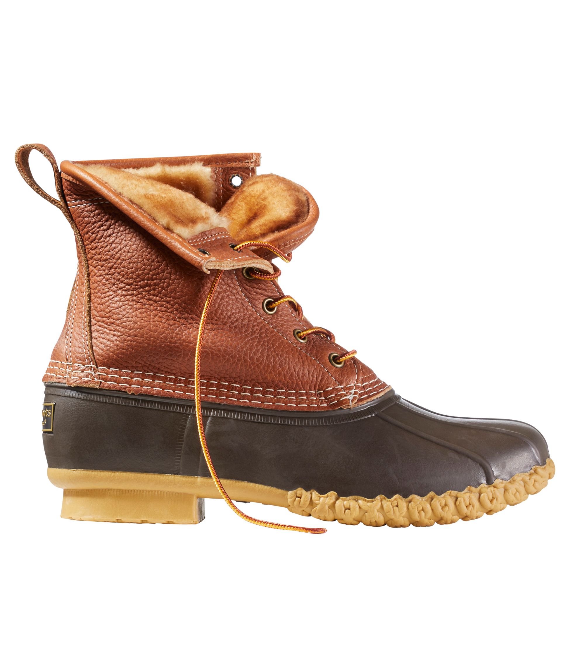 r[Eu[cA8C`@VAOCh@CT[ebh@^uEU[^Men's Bean Boots, 8g Shearling-Lined Insulated Tumbled Leather