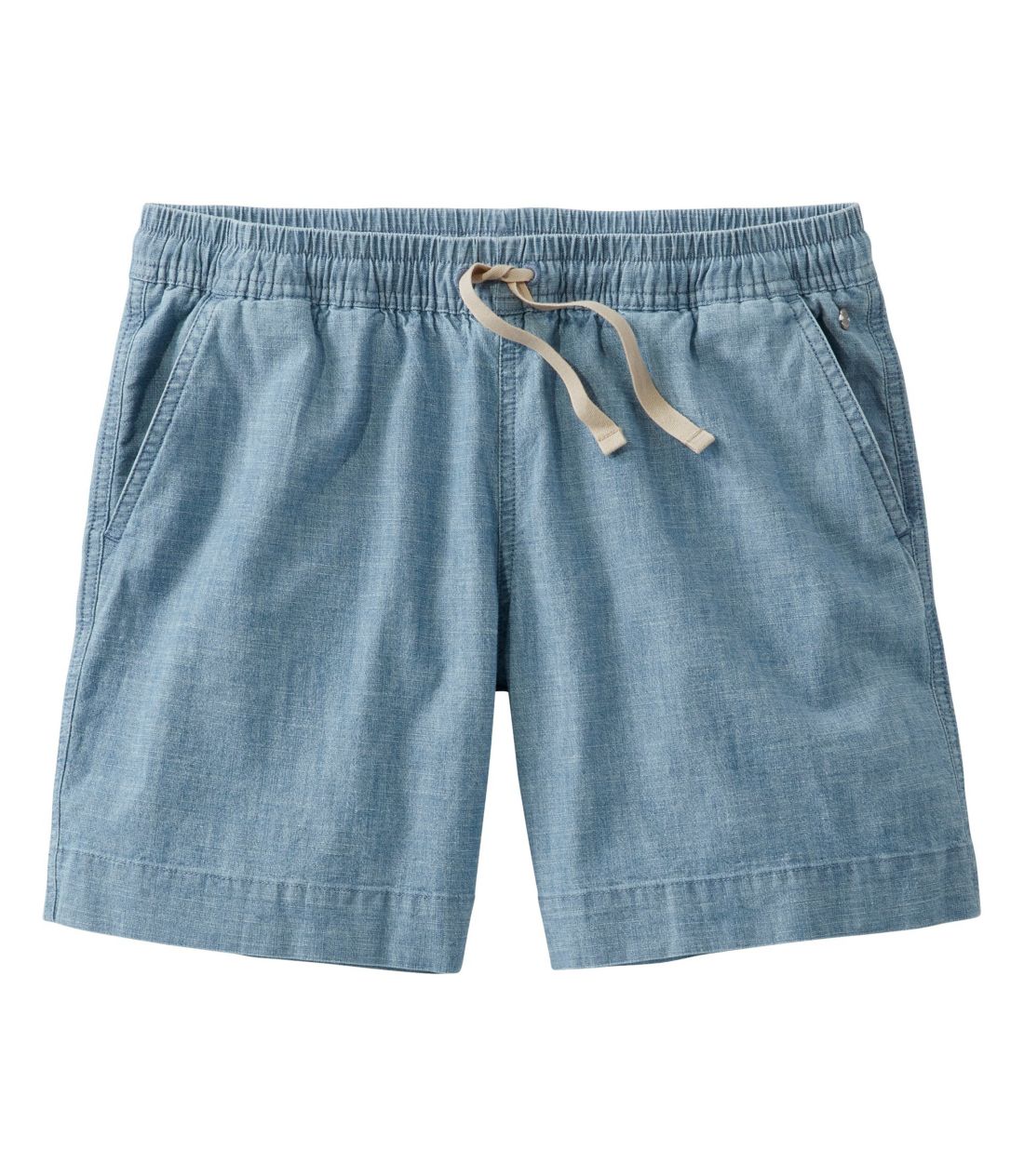 CNEHbVEhbNEV[cA~bhCY@Vu[^Women's Lakewashed Dock Shorts, Mid-Rise Chambray