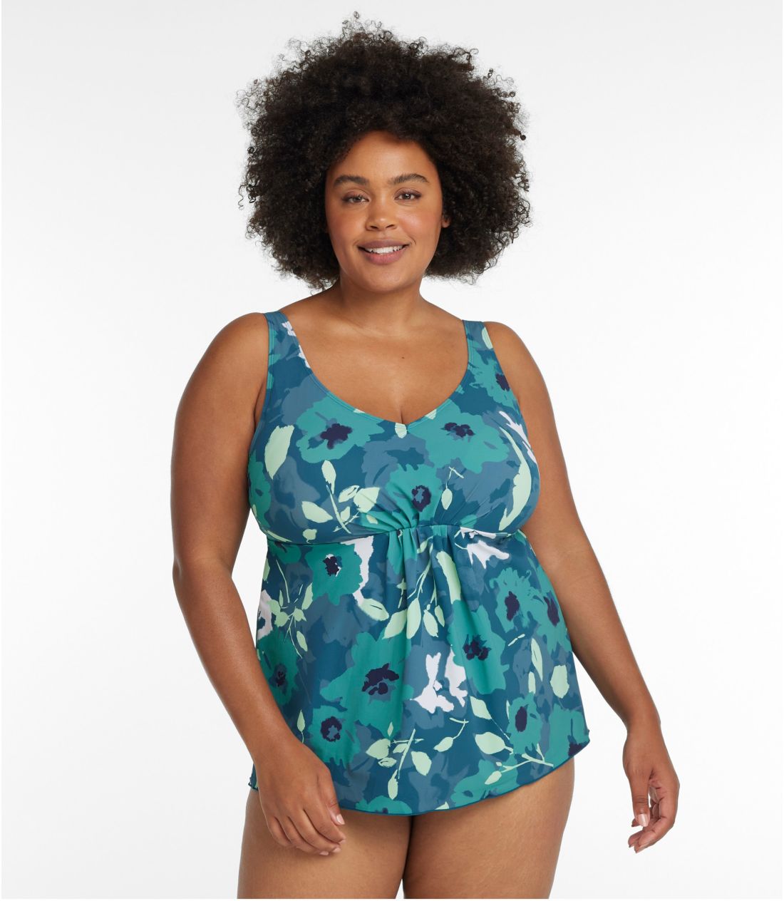 VFCsOEXCEGAA\tgh[vE^L[jEgbv@vg^Women's Shaping Swimwear, Soft-Drape Tankini Top Print