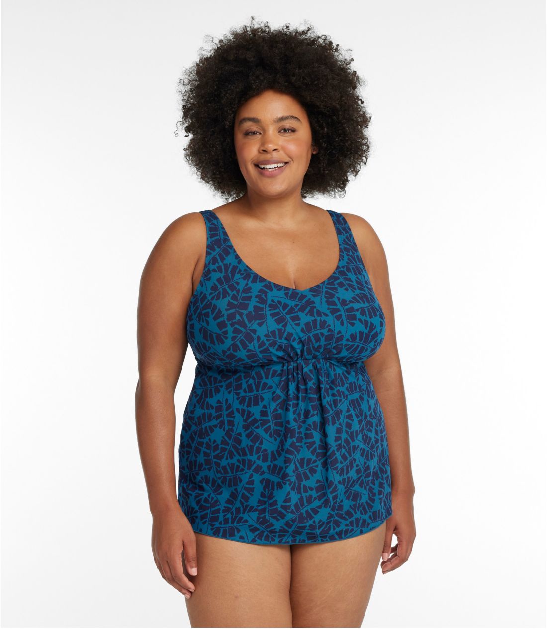 VFCsOEXCEGAA\tgh[vE^L[jEgbv@vg^Women's Shaping Swimwear, Soft-Drape Tankini Top Print